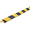 Knuffi® Eckschutz Typ E Frost, selbstklebend, stossdämpfend, -40 °C bis +100 °C, 1 m, PU-Schaum, gelb/schwarz