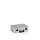 Koffer, met binnenwerk, lichtmetaal, 19 l