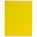 Kolma Easy XL loose-leaf binder, A4, KolmaFlex, semi-transparent, yellow
