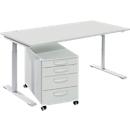 Komplettset Modena Flex, Schreibtisch B 1600 mm, höhenverstellbar