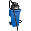 Komplettset Nass-Trockensauger, ohne Werkzeugsteckdose, inkl. Großmülltonne für 120 l, 1 Patronenfilter & 1 Vliesfilter, blau