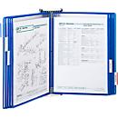 Kpl.-Angebot Wandhalter + 10 Tafeln, blau