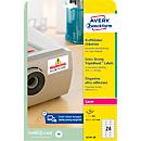 Krachtlijm-etiketten voor laserprinters, 63,5 x 33,9 mm