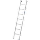 Krause enkele ladder, TRBS 2121-2, werkhoogte 2900 mm, 7 antisliptreden met profiel T 80 mm, voetdoppen, aluminium
