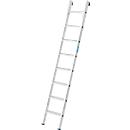 Krause enkele ladder, TRBS 2121-2, werkhoogte 3150 mm, 8 antisliptreden met profiel T 80 mm, voetdoppen, aluminium
