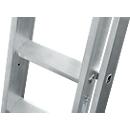 Krause zweitlg. Schiebeleiter, 2 x 12 Sprossen, TRBS 2121 2-konform, Trigon-Traverse