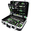 KS-Tools Universal-Werkzeug-Satz COMPETITION, 1/4"+1/2", 6-kant, 145-teilig, in Aluminiumkoffer