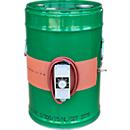 Kuhlmann Fass-Heizgürtel, analog, für 25-l-Stahlfässer, 300 W, 0-120 °C, IP54, B 880 x T 3 x H 115 mm, Silikon, rot