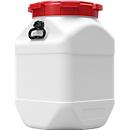 Kunststof vat CurTec, vierkant, met schroefdop, HDPE, waterdicht, 66 l