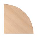 Kwartcirkel 90° TOPAS LINE, eiken/grafiet