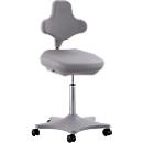 Labordrehstuhl Labster 9103, Integralschaum, grau
