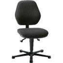 Labostoel Basic, stoffen bekleding, Duotec zwart gemêleerd