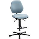 Labostoel LEANOS 9131, stoffen bekleding, Duotec grijs