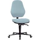 Labostoel LEANOS 9138, stoffen bekleding, Duotec grijs