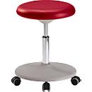 Labster lab stool 9107, red
