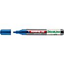 Lackmarker Edding 50 EcoLine, Schreibfarbe Blau, Rundspitze, Strichstärke 2-3 mm, mit Kappe, wasserbasiert, nachfüllbar, 1 Stück