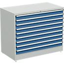 Ladekast, 9 schuifladen, B 1330 x D 715 x H 1100 mm