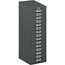 Ladekast met centrale sluiting, 15 laden, 940 mm hoog