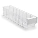 Lagerschublade Serie 4010, transparent, L 400 x B 92 x H 82 mm, 1,9 L