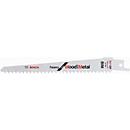 Lame de scie sabre S 611 DF L.150mm L.19mm TPI 6 4,3mm 5 pces/carte