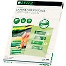 Lamineerhoezen Leitz iLAM 33818, A4 staand en liggend formaat, dikte 80 µm, L 309 x B 222 mm, PET, kleurloos, 100 stuks