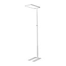 Lampadaire LED Hansa-by-styro Capella, 80 W, 10400 lm, 4000 K, lumière directe/indirecte, compatible avec un poste de travail à écran, intensité lumineuse variable, blanc