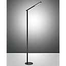 Lampadaire LED Ideal, 10 W, 770 lm, intensité lumineuse variable, IP20, Ø 200 x H 1750 mm, aluminium, noir 