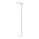Lampadaire LED Jaspis, puissance 52 W, 5600 lm, 4000 K, intensité lumineuse variable, éclairage direct/indirect, blanc