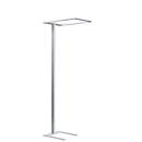 Lampadaire LED PiL, intensité lumineuse variable par bouton-poussoir, lumière directe/indirecte, 94 W, 11430 lm, 4000 K, gris