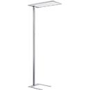 Lampadaire LED Spittler SL720, avec détecteur de lumière du jour, lumière indirecte/directe, 8940 lm, blanc aluminium