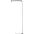 Lampadaire LED Waldmann LAVIGO.core, 85 W, 12500 lm, 4000 K, intensité lumineuse variable, capteur de lumière du jour/de mouvement, argent