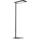 Lampadaire LED Waldmann LAVIGO.core, 85 W, 12500 lm, 4000 K, intensité lumineuse variable, détecteur de lumière du jour/de mouvement, noir