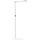 Lampadaire Worklight EASY FL 940, LED 60 W, intensité lumineuse variable, 4000 K, 7150 lm, direct/indirect, H 1950 mm, tête 570 x 280 mm, pied en acier, blanc 