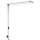 Lampe de bureau LED à pince Maul MAULsenja, 87 W, 15150 lm, 2700-5700 K, lumière directe/indirecte, intensité lumineuse variable, détecteur de mouvement/lumière, aluminium, blanc