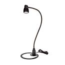 Lampe de bureau LED Bauer &amp; Böcker Satelite, 4,5 W, 490 lm, 3000 K, intensité lumineuse variable, inclinable, L 750 mm, aluminium, noir-gris