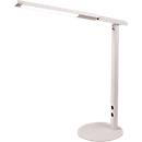 Lampe de bureau LED IDEAL, variateur à bouton-poussoir, 770 lumens, 2700-5000 kelvins, aluminium, blanc