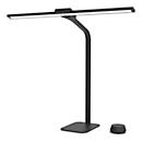 Lampe de bureau LED Strata Base - intensité lumineuse variable - télécommande - USB - noir