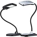 Lampe de bureau LED Twist, 300 lumens, bras flexible, durée de vie 30 000 heures, noir