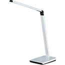 Lampe de table LED Fischer&amp;Honsel Bright, 9 W, réglable, variateur à capteur, L 200 x l 160 x H 790 mm, métal, argenté
