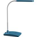 Lampe de table LED Maulpearly MAULpearly couleur, gradateur tactile triple, orientable + inclinable, 320 lm, bleu atlantique