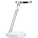 Lampe de table LED Maulpuck, 6500 Kelvin, extensible, blanc lumière du jour, blanc