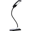 Lampe de table LED Twist, 300 lumens, bras flexible, durée de vie 30 000 heures, argenté