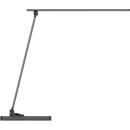 Lampe de table LED UNILUX Popy, 5 W, 500 lm, 3000-6000 K, 3 intensités lumineuses, intensité lumineuse variable, pliable, noir