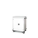 Laptopwagen mit Ladefunktion, 2-Punkt-Verriegelung, CH-Stecker, Feststellbremse, 16 Fächer, B 920 x T 500 x H 1060, weiss