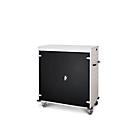 Laptopwagen mit Ladefunktion, 2-Punkt-Verriegelung, Feststellbremse, 30 Fächer, B 1310 x T 500 x H 1250, schwarz