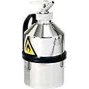 Lata doseadora, aço inoxidável