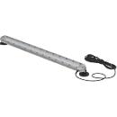 LED Maschinenleuchte Bauer & Böcker Lichtleiste L, 24 W, 2400 lm, 5500 K, um 45° drehbare Gelenke, 5500 K, Magnetfuss, IP67, Aluminium, grau