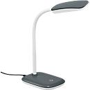 LED tafellamp Boa, met touchdimmer, in hoogte verstelbaar, titaniumkleurig