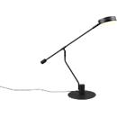 LED tafellamp Trio Manduro, 6 W, 560 lm, 2700-6500 K, dimbaar, in hoogte verstelbaar, kantelbaar, B 580 x H 640 mm, metaal en acryl, zwart