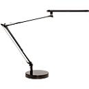 LED tafellamp UNILUX MAMBOLED 2.0, dimbaar, met scharnierarm, L 505 x B 220 x H 110 mm, zwart